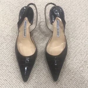 Manolo Blahnik sling backs